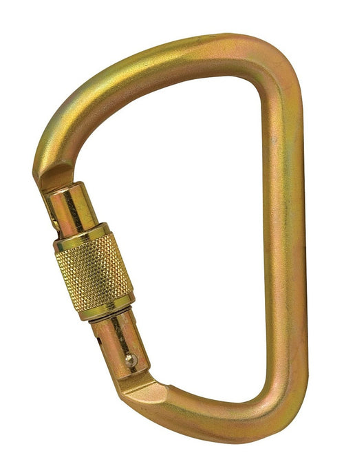 Axis Steel Wide D Screwgate Carabiner