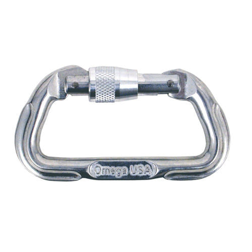 Omega Standard Locking D Carabiner